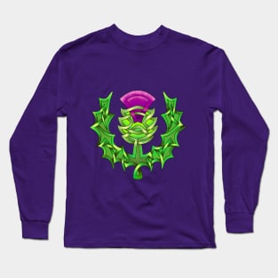 Heraldic Thistle Long Sleeve T-Shirt